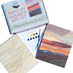 Watercolour Paint By Number DIY Art Kit - Sleeping Beauty