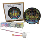 Paint By Layer Shadow Box DIY Kit - Botanical Bliss