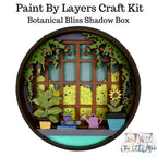 Paint By Layer Shadow Box DIY Kit - Botanical Bliss