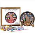 Paint By Layer Shadow Box DIY Kit - Purrrfect Book