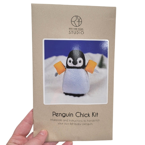 Hand Stitched Penguin Chick DIY Kit