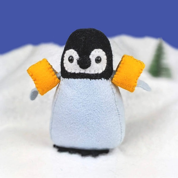 Hand Stitched Penguin Chick DIY Kit