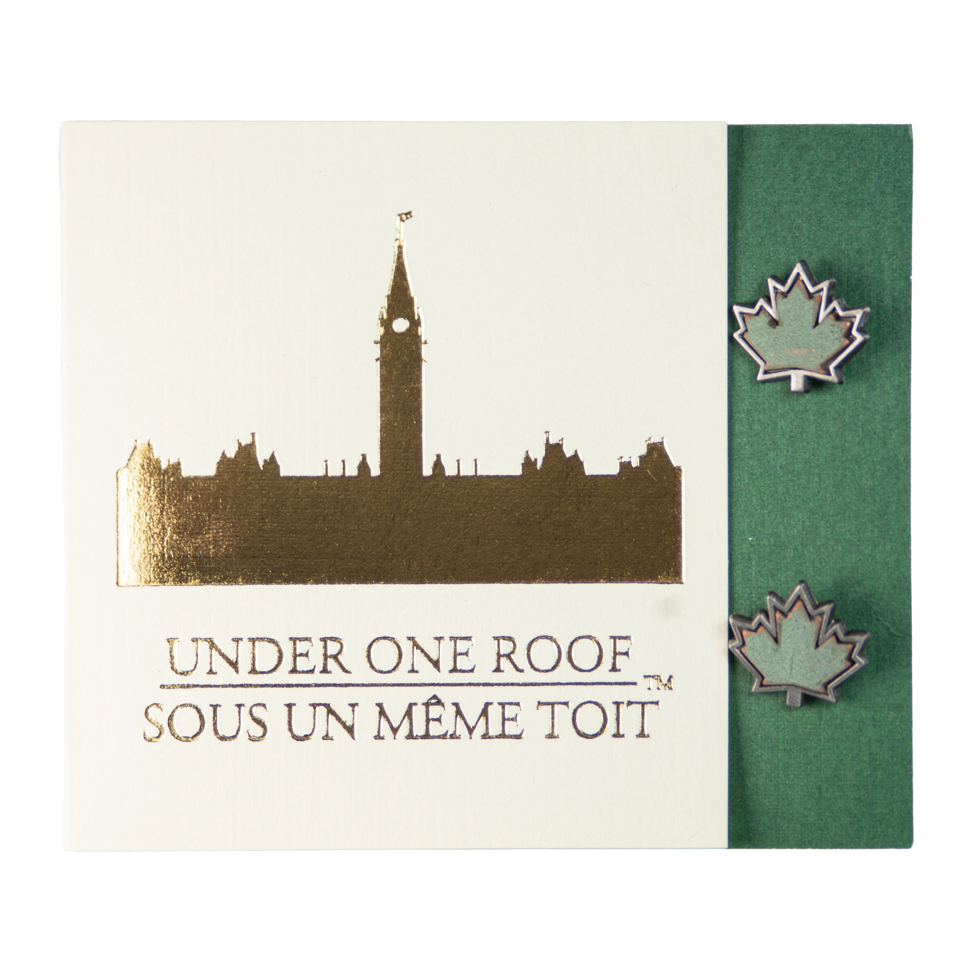 Maple Leaf Green Copper Earrings