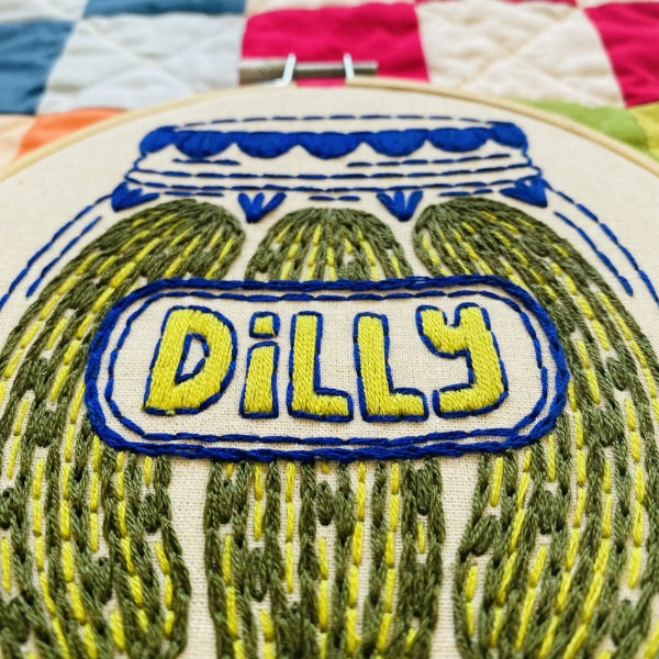 Pickles Embroidery DIY Kit