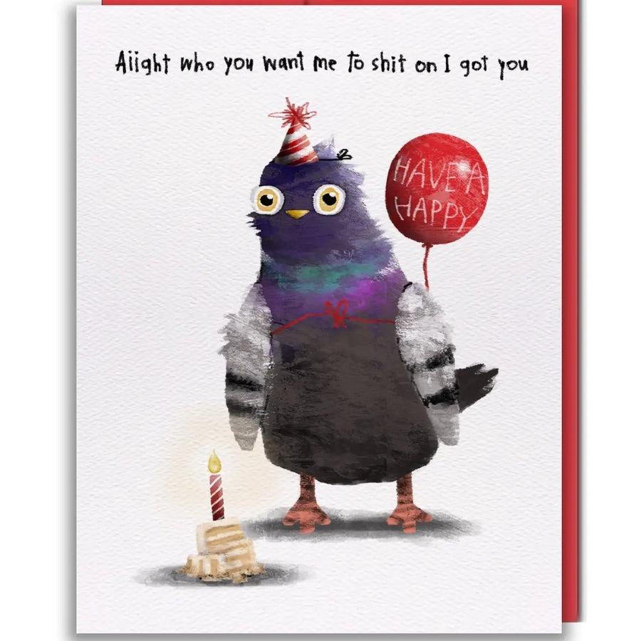 Pigeon I Got You Birthday Card