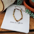 Pipestone Bead and Stone Bracelet