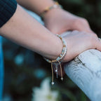 Pipestone Bead and Stone Bracelet