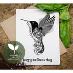 Hummingbird Happy Mothers Day Plantable Seed Card