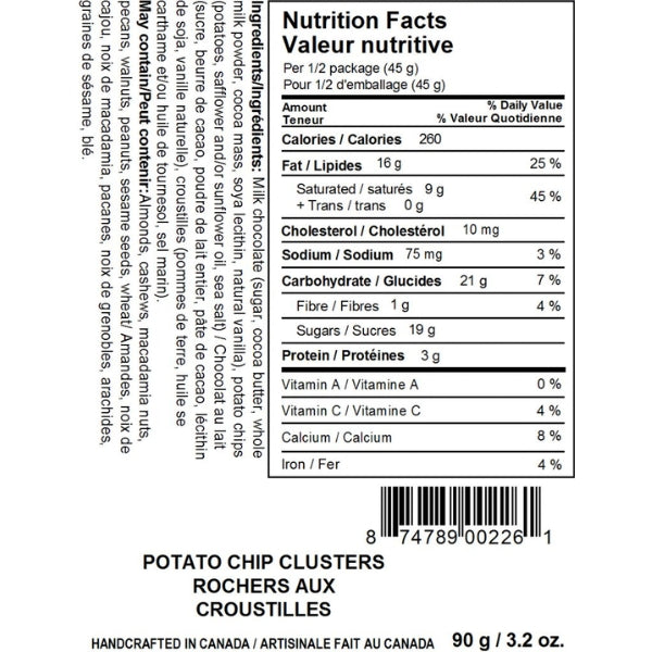 Milk Chocolate Potato Chip Clusters