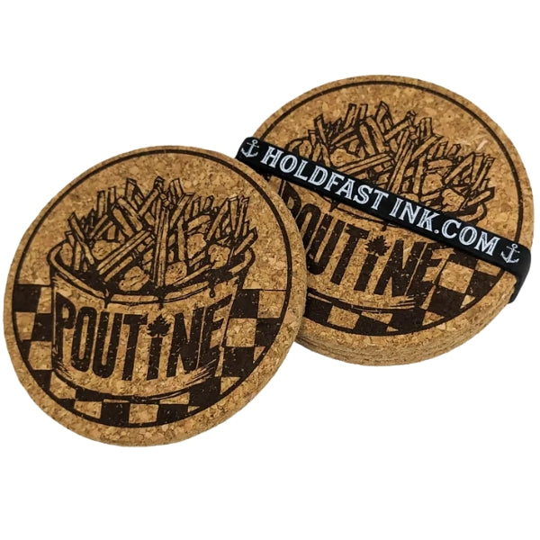 Canadian Poutine Cork Coaster