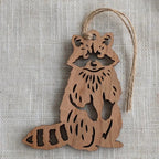 Raccoon Wood Ornament