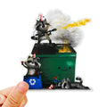Raccoon Dumpster Fire Sticker