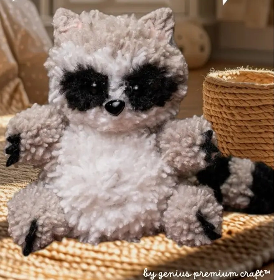 Fibre Craft Kit - Raccoon