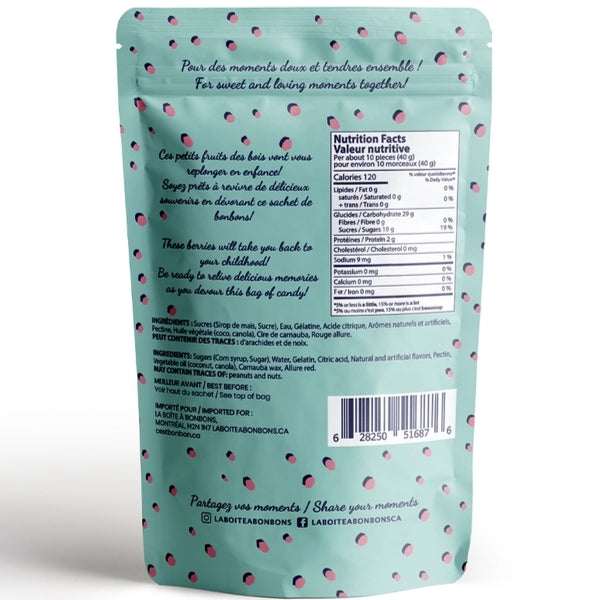 Hydrotic Gummies Raspberry Raspberries Gummy Candies by C'est Bonbon at Maker House Co.