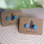 Raw Gemstone Earrings - Turquoise