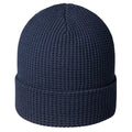 Tuque en tricot gaufré recyclé - Bleu marine