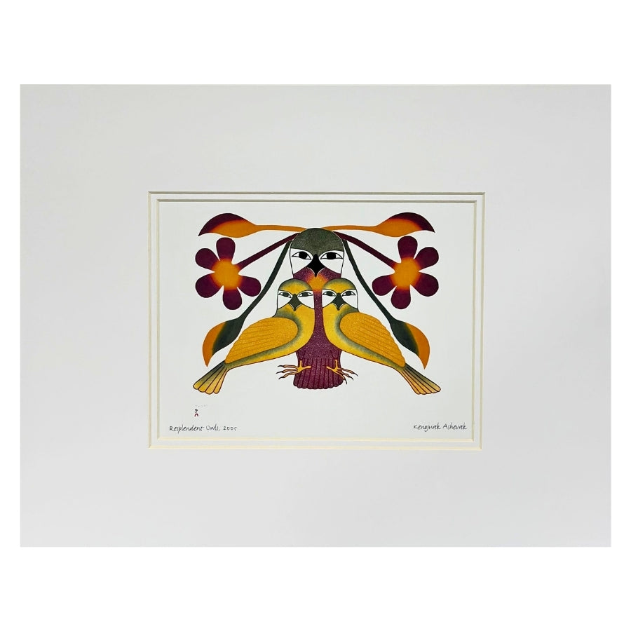 Resplendent Owls Print (6" x 9"/11"x14")