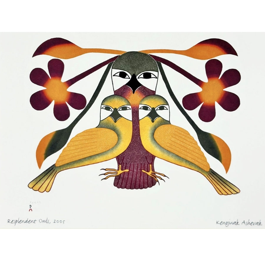 Resplendent Owls Print (6" x 9"/11"x14")