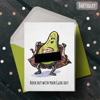 Rock Out With Your Guac Out Card