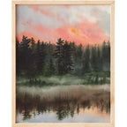 Impression aquarelle de la rosée du matin de Rockwood (28 x 35 cm)