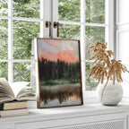 Impression aquarelle de la rosée du matin de Rockwood (28 x 35 cm)