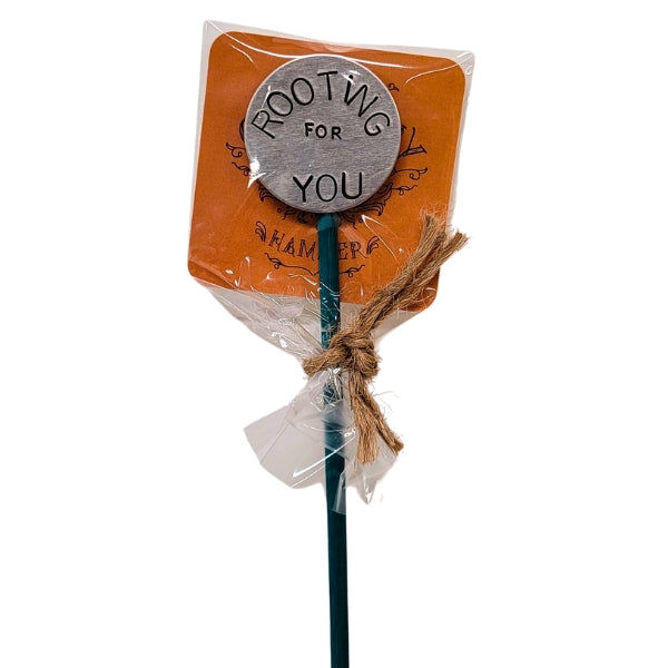 Vintage Spoon Plant Stake - Rooting For You