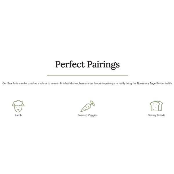 Rosemary Sage Infused Sea Salts