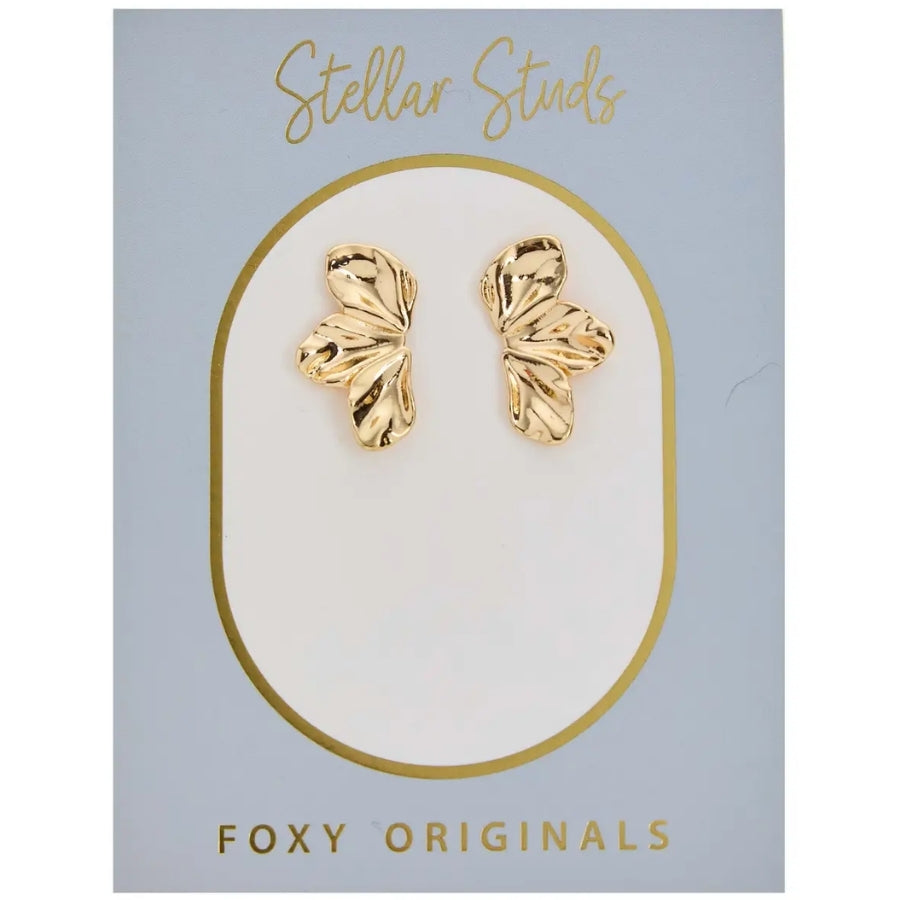 Rosette Stud Earrings