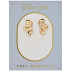 Rosette Stud Earrings