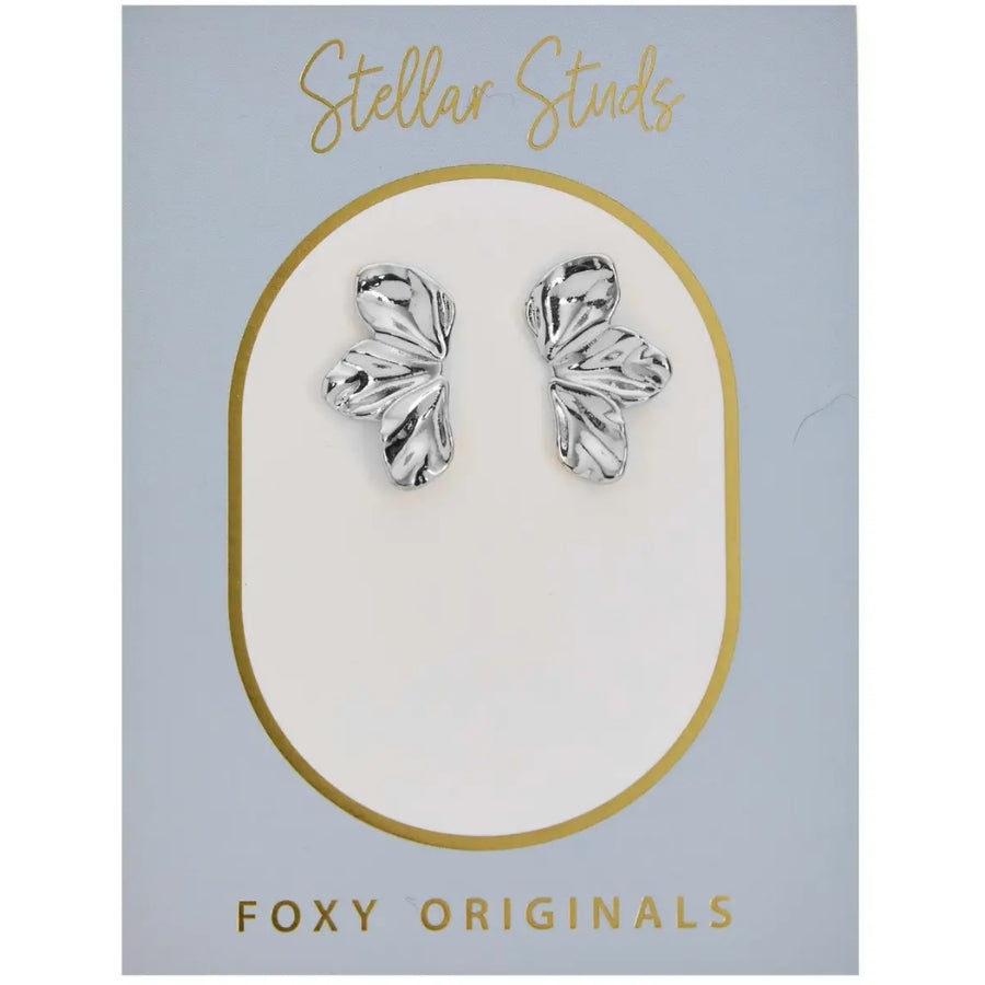 Rosette Stud Earrings