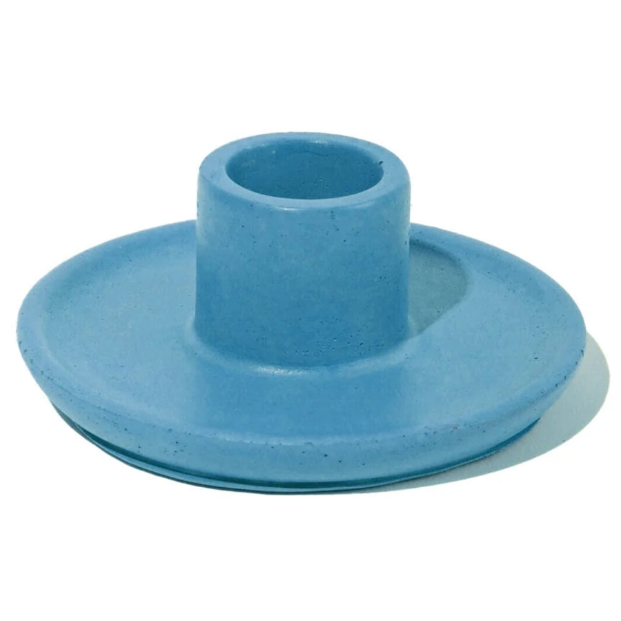 Round Concrete Candlestick Holder