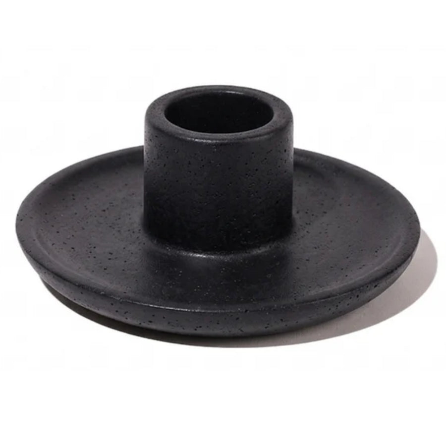 Round Concrete Candlestick Holder
