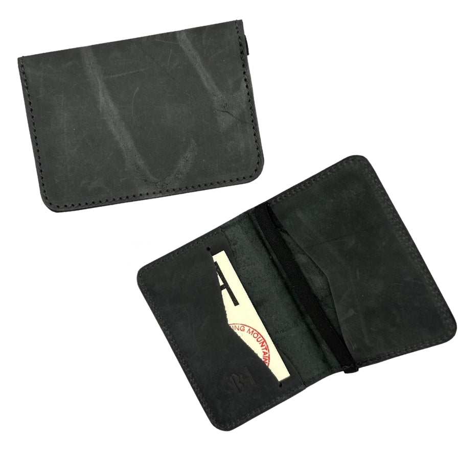 Rustic Leather Card Wallet