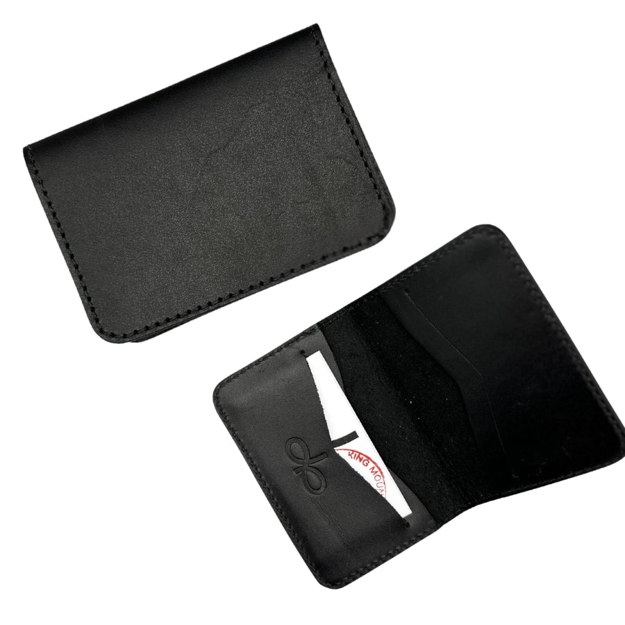 Rustic Leather Card Wallet