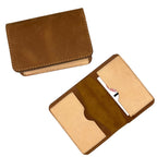 Rustic Leather Card Wallet