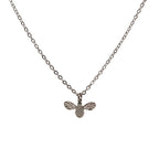 Silver Bee Necklace