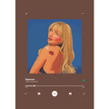 Song Art Print: Sabrina Carpenter Espresso (5" x 7")