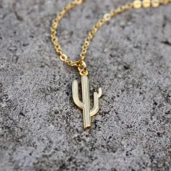Saguaro Cactus Necklace