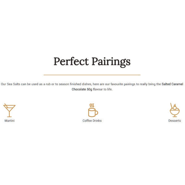 Salted Caramel Chocolate Sea Salts