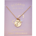 Stargazer Astrology Charm Necklace - Silver
