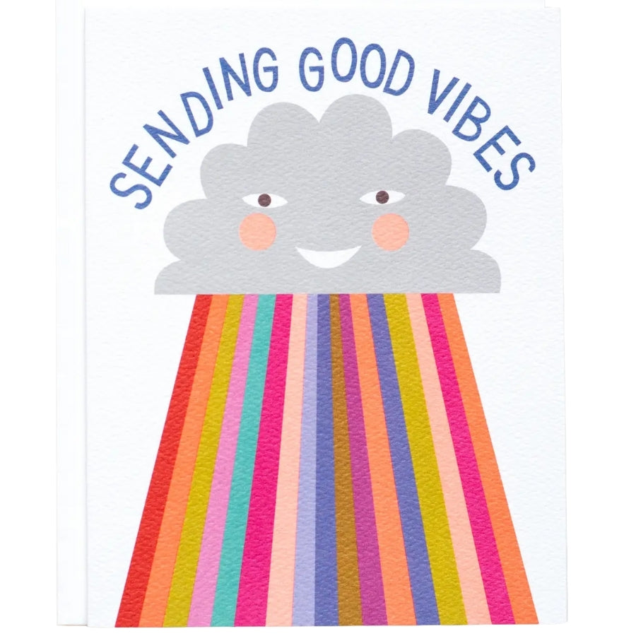 Sending Good Vibes Rainbow Card