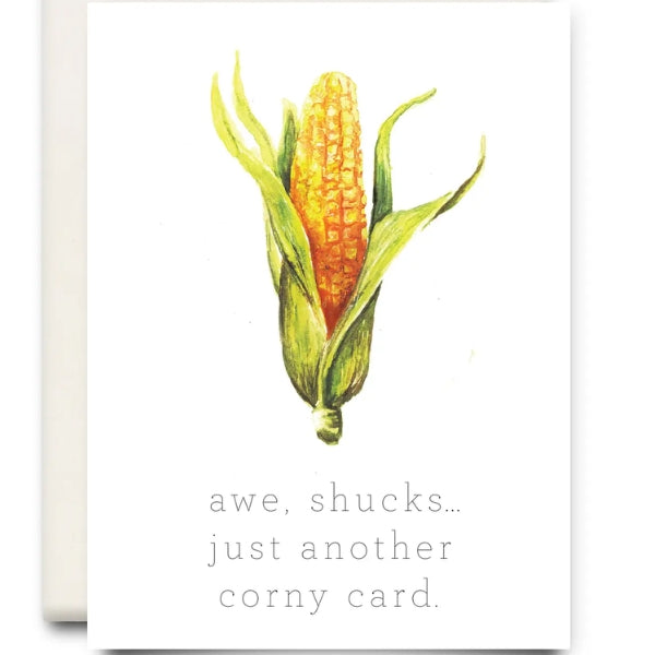 Awe Shucks Corny Card