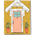 Shut The Front Door Housewarming Card