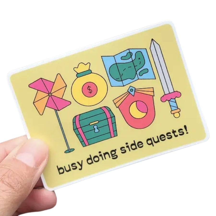 Side Quests Sticker