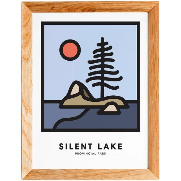 Canada Parks Print - Silent Lake (6" x 8")