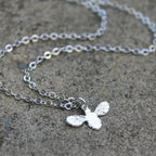 Silver Bee Necklace