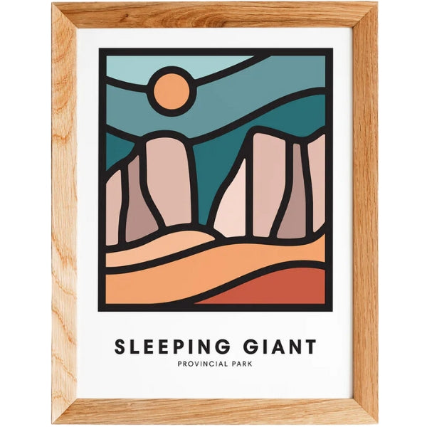 Canada Parks Print - Sleeping Giant (6" x 8")