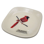 Small Ceramic Plate - Cardinal