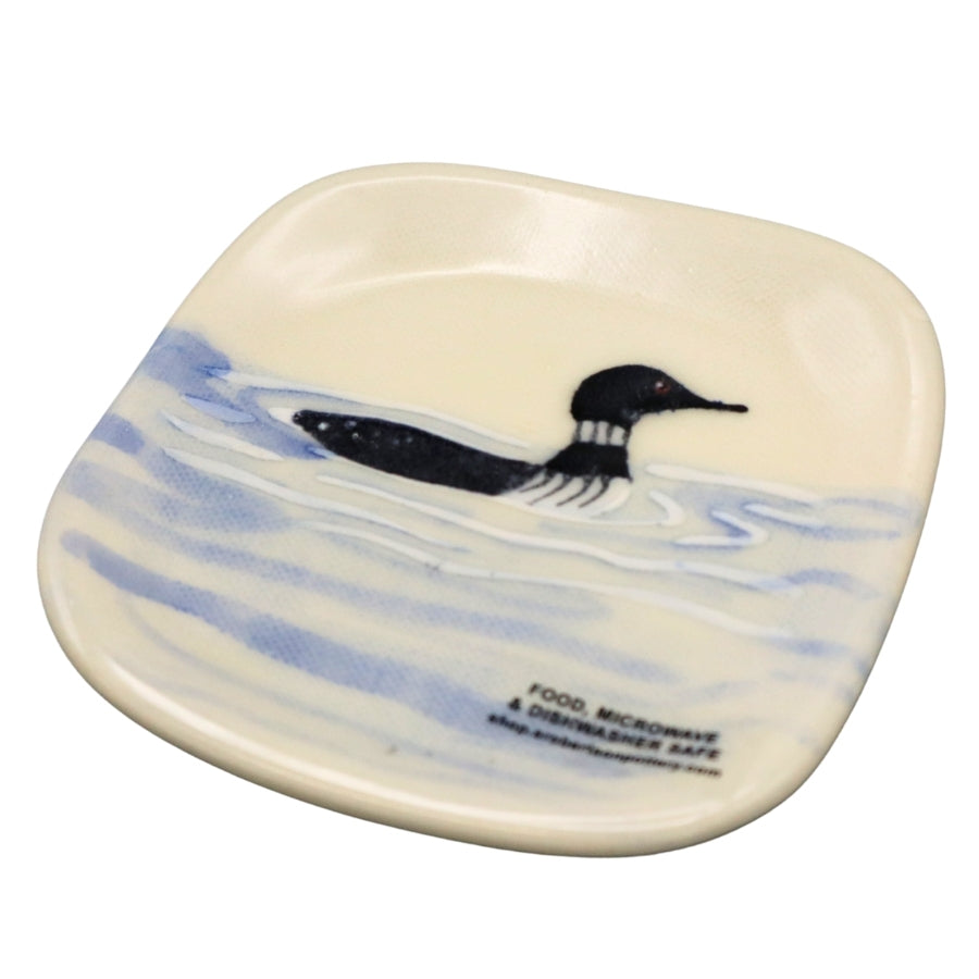 Small Ceramic Plate - Loon