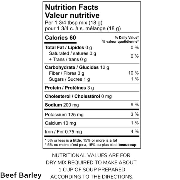 Soup Mix - Old Fashioned Beef & Barley